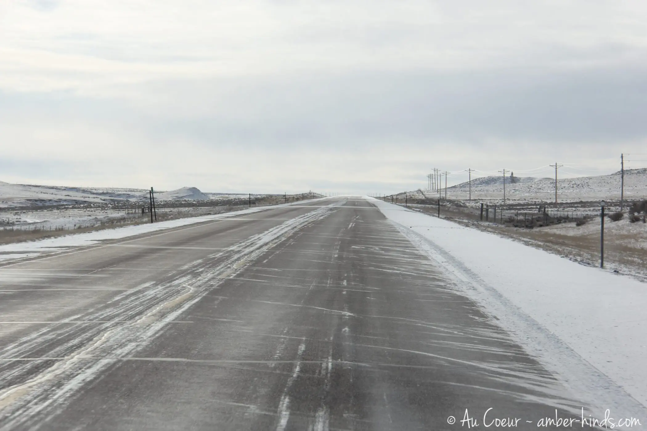 Wordless Wednesday: Wyoming Winter’s Drive