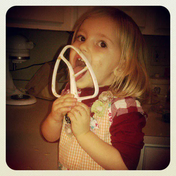 Baking with my favorite girl