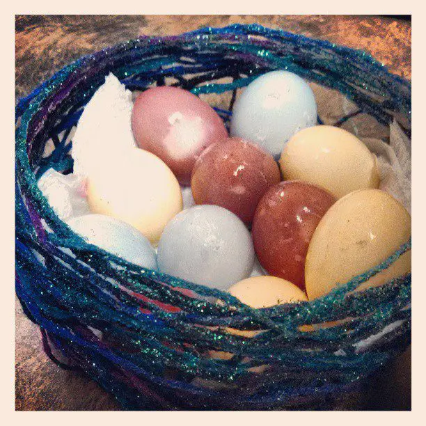 Nora’s Naturally Dyed Easter Eggs