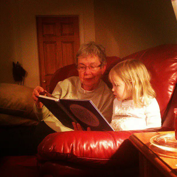 Great Grandma is a skilled reader.