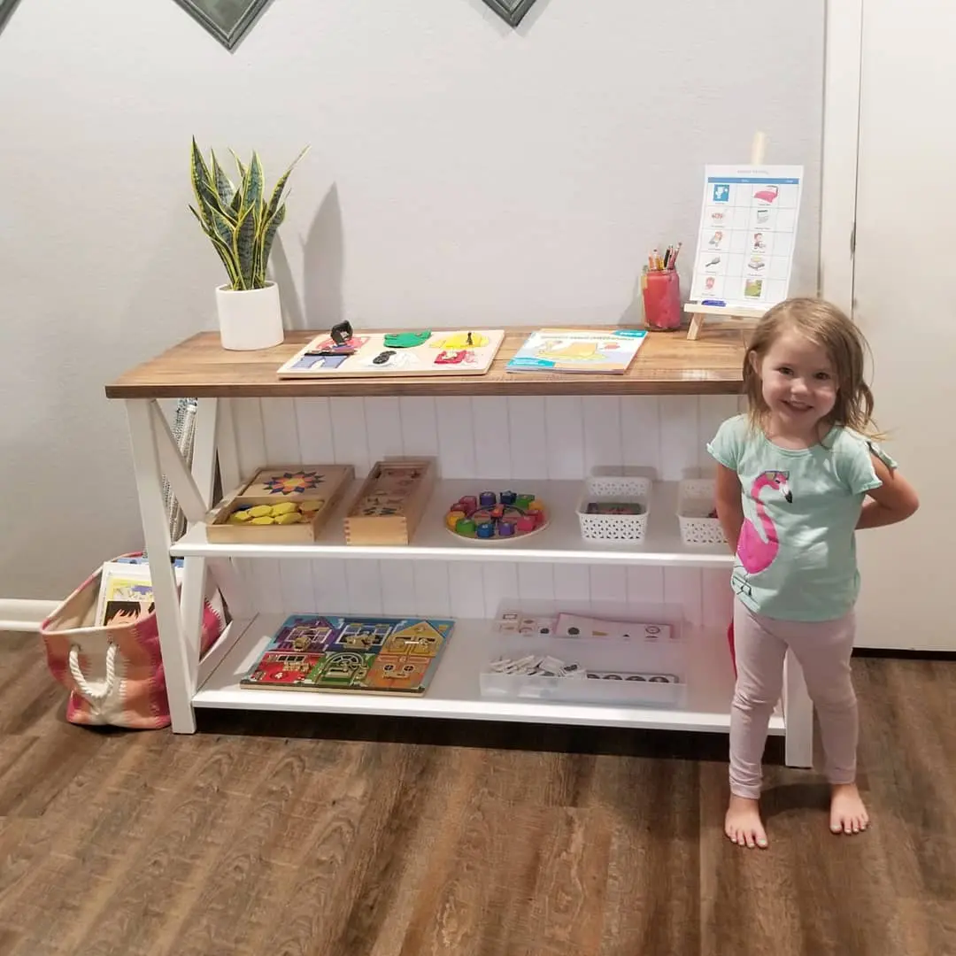 Addie’s First Day of Montessori at Home