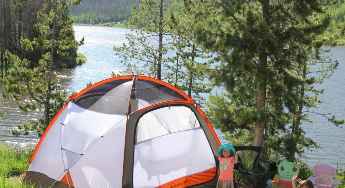 tent camping at State Forest State Park