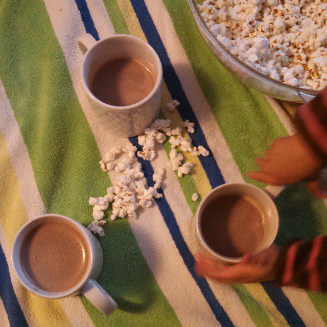 Thankful for Popcorn, Hot Cocoa, and Company - Amber Hinds