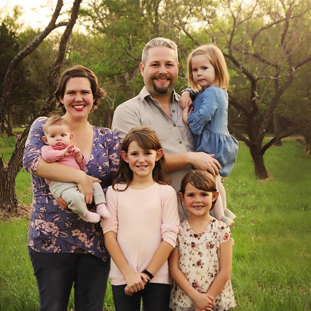 Family Picture In A Field - Amber Hinds